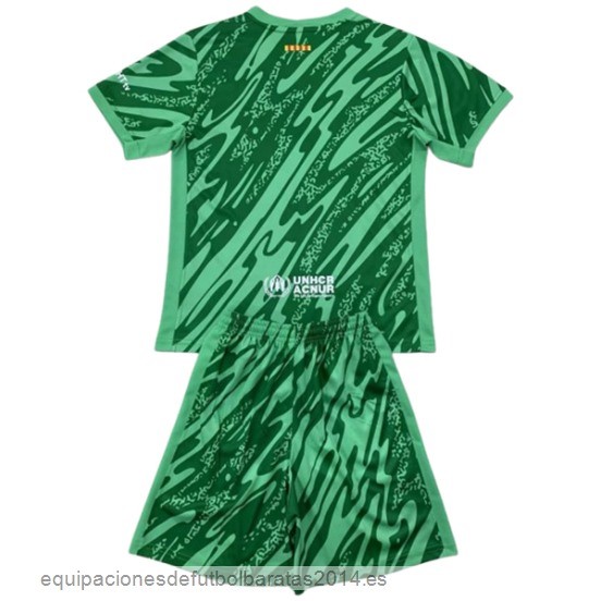 Nuevo Portero Conjunto De Hombre Barcelona 24/25 Verde Baratas